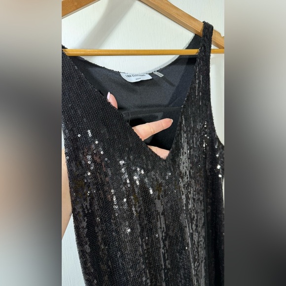 NWT Iman Sequin Slip Dress - Picture 6 of 6